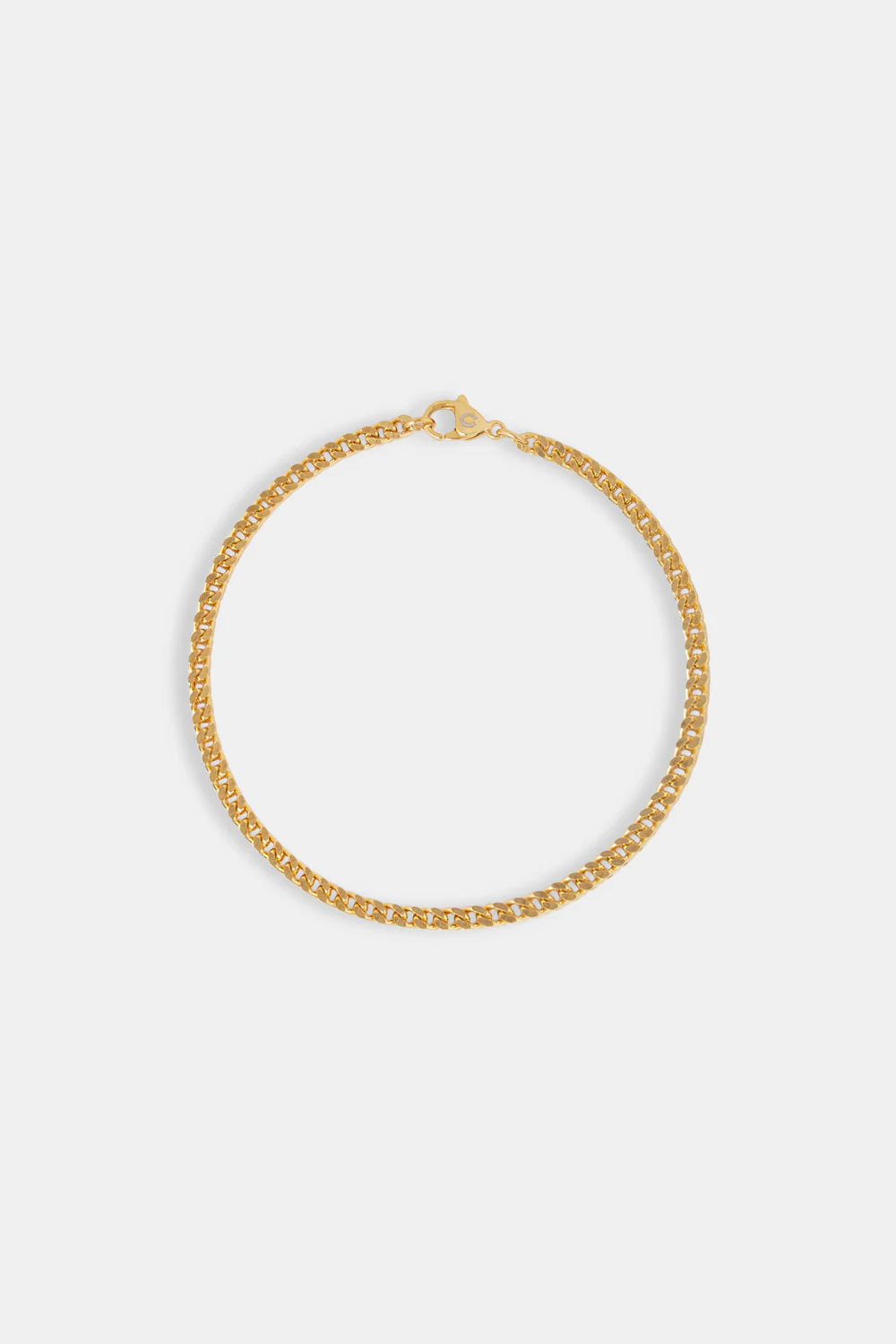 Franco Chain Bracelet Gold (3mm)